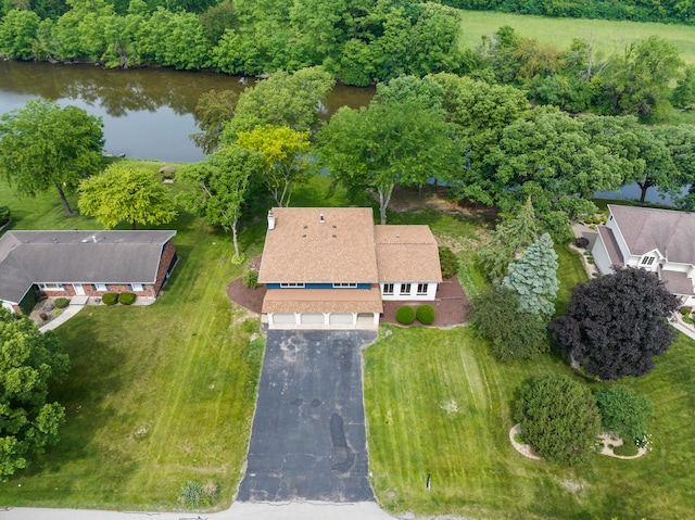 22308 S Eastcliff Dr, Joliet, IL 60404 - drone / aerial view of a nearby body of water