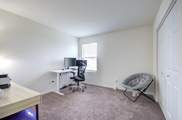 208 Cooper St, Plano, IL 60545 - carpeted home office with baseboards