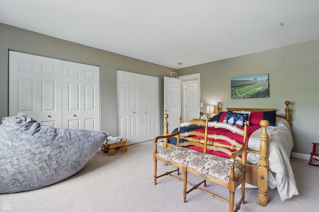 3404 Royal Woods Dr, Crystal Lake, IL 60014 - bedroom featuring carpet and two closets