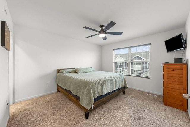 846 Briar Glen Ct, Hampshire, IL 60140 - carpeted bedroom featuring baseboards and ceiling fan