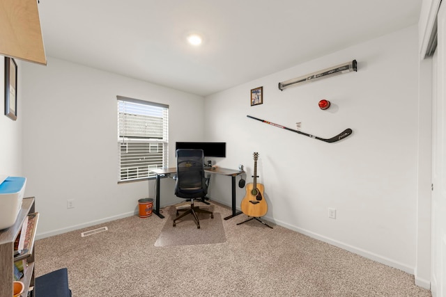 846 Briar Glen Ct, Hampshire, IL 60140 - carpeted office space featuring baseboards