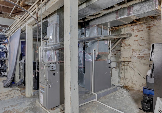 1837 S 50th Ct, Cicero, IL 60804 - unfinished basement featuring heating unit