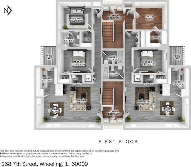 268 7th St, Wheeling, IL 60090 - photo 2