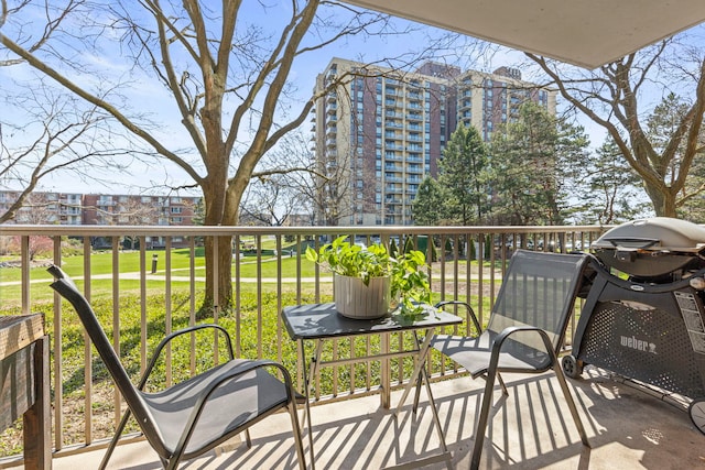 2211 S Highland Ave Unit 1B, Lombard, IL 60148 - view of balcony