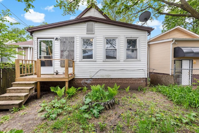 1236 Washington St, Chicago Heights, IL 60411 - view of front of house featuring a deck