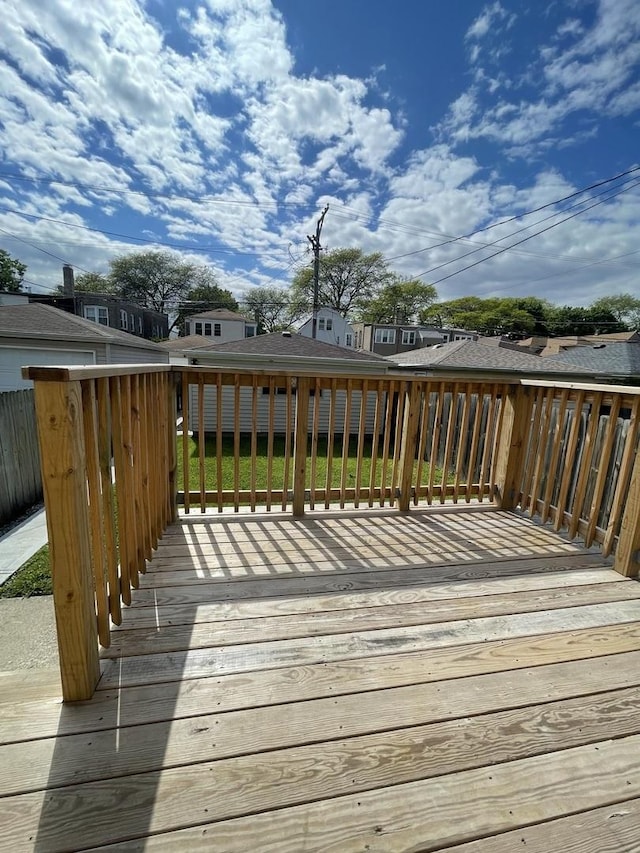 4634 N Hamlin Ave, Chicago, IL 60625 - view of deck