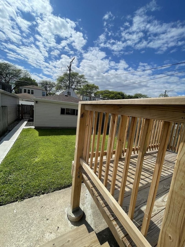 4634 N Hamlin Ave, Chicago, IL 60625 - view of deck