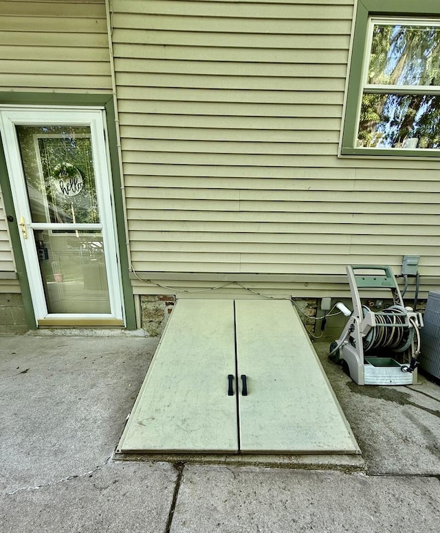 403 E Hickory St, Fairbury, IL 61739 - exterior view of a bulkhead entry