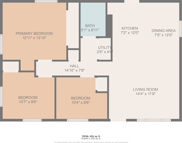 1011 Cypress Ln, Joliet, IL 60435 - view of room layout