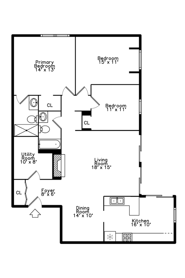 2165 Sunderland Ct Unit 101A, Naperville, IL 60565 - property floor plan