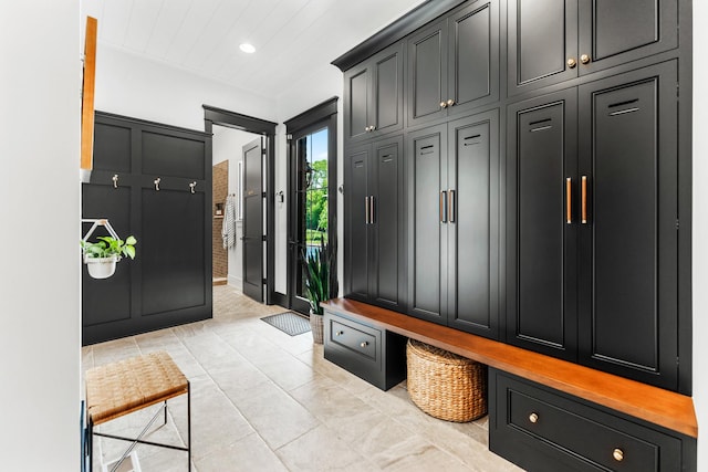 5N257 Switchgrass Ln, Saint Charles, IL 60175 - mudroom featuring light tile patterned floors and recessed lighting