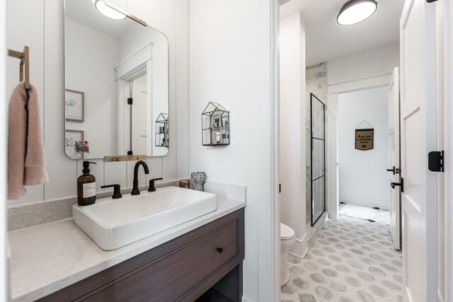 5N257 Switchgrass Ln, Saint Charles, IL 60175 - bathroom featuring a stall shower and vanity