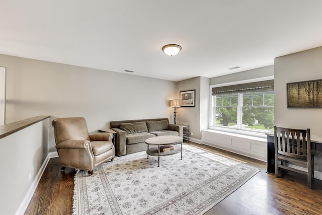 212 S Wa Pella Ave, Mount Prospect, IL 60056 - living area with wood finished floors and baseboards