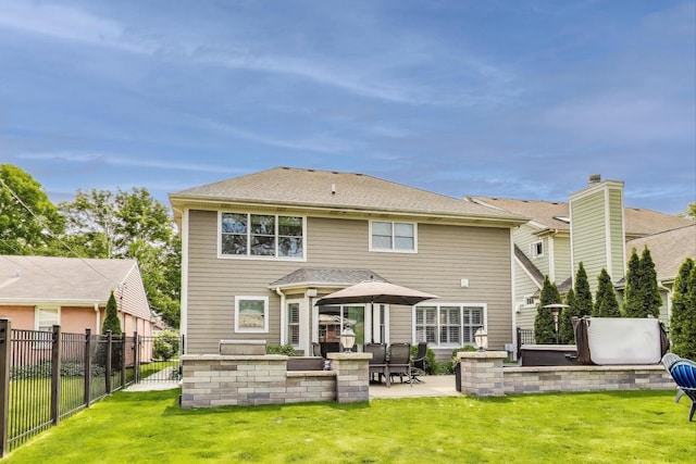 212 S Wa Pella Ave, Mount Prospect, IL 60056 - back of house with a patio