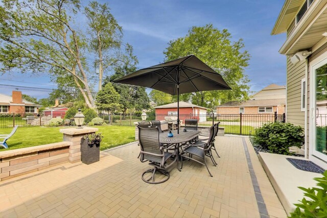 212 S Wa Pella Ave, Mount Prospect, IL 60056 - view of patio with outdoor dining area