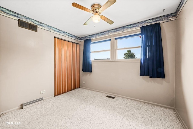 9446 Magnolia Ave, Mokena, IL 60448 - spare room with ceiling fan and carpet floors
