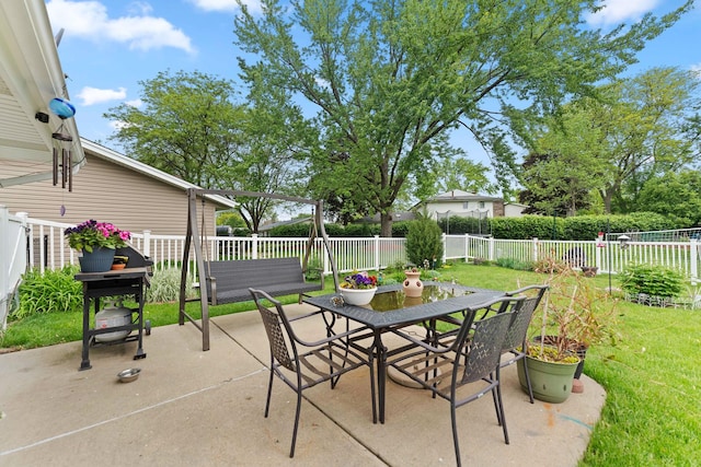 1018 Brighton Ct, Schaumburg, IL 60193 - view of patio featuring outdoor dining space