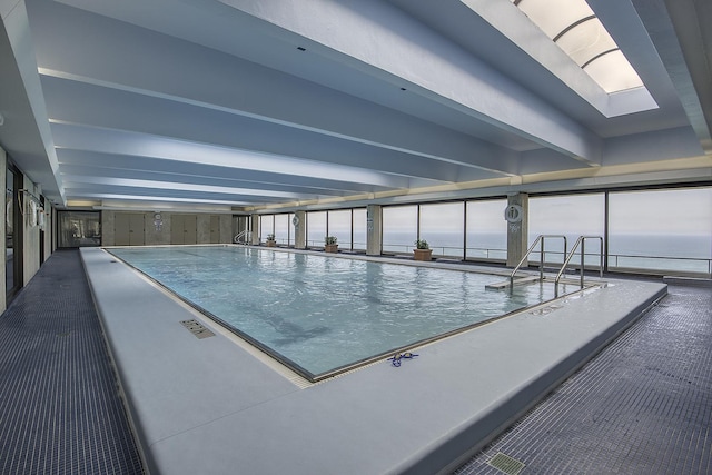 1212 N Lake Shore Dr Unit 21As, Chicago, IL 60610 - view of swimming pool featuring a skylight
