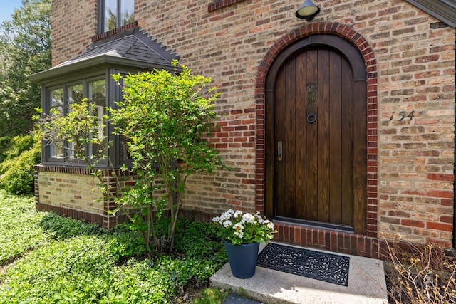 154 Glenwood Ave, Winnetka, IL 60093 - property entrance with brick siding