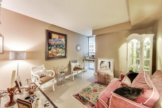 1580 Sherman Ave Unit 1006, Evanston, IL 60201 - living room with carpet flooring and baseboards