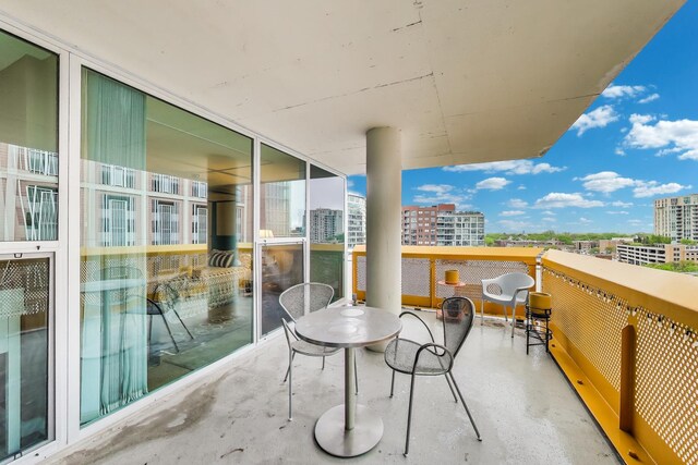 1580 Sherman Ave Unit 1006, Evanston, IL 60201 - balcony with a view of city