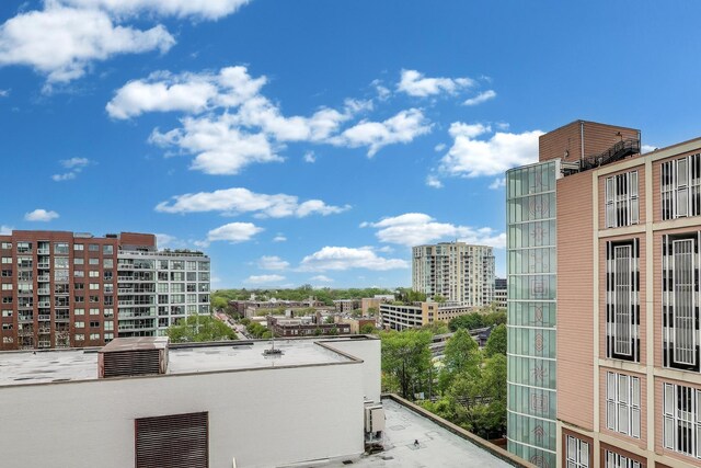 1580 Sherman Ave Unit 1006, Evanston, IL 60201 - balcony featuring a view of city