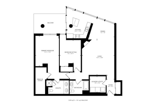 1580 Sherman Ave Unit 1006, Evanston, IL 60201 - home floor plan