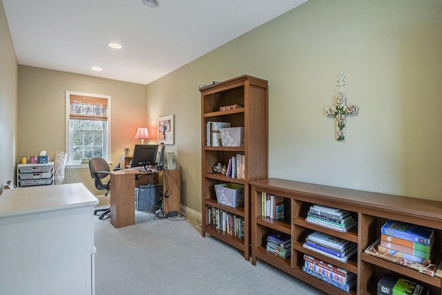 1212 S Greenwood Ave, Park Ridge, IL 60068 - carpeted office space with recessed lighting and baseboards