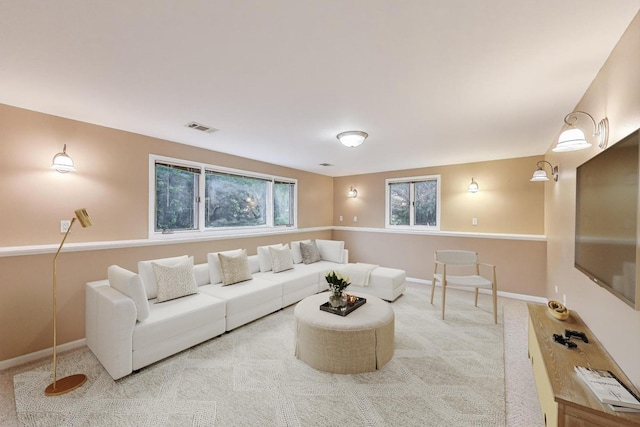 654 N Robinson Dr, Palatine, IL 60074 - carpeted living room with baseboards
