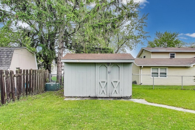 654 N Robinson Dr, Palatine, IL 60074 - view of shed featuring cooling unit