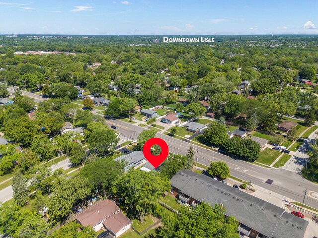 573 Maple Ave, Lisle, IL 60532 - aerial perspective of suburban area