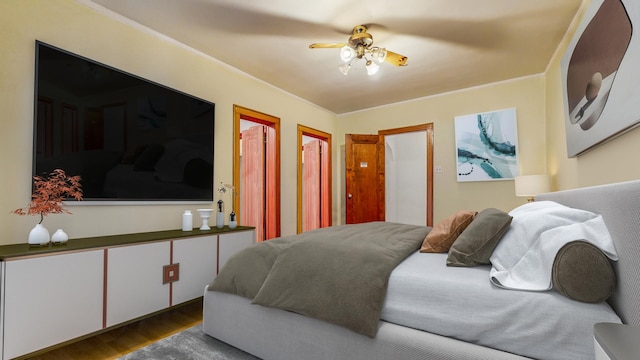 7360 N Damen Ave Unit 1S, Chicago, IL 60645 - bedroom with wood finished floors