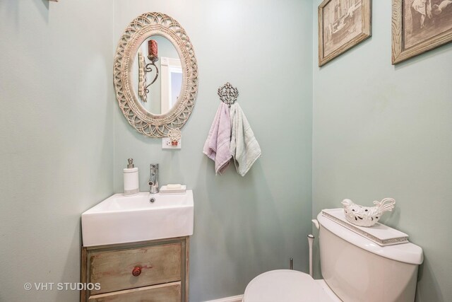 8349 W 82nd St, Justice, IL 60458 - bathroom featuring toilet and vanity