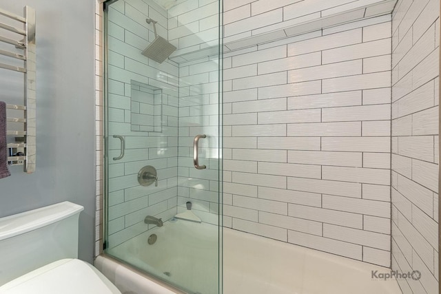 5455 N Sheridan Rd Unit 3006, Chicago, IL 60640 - full bathroom with combined bath / shower with glass door and toilet