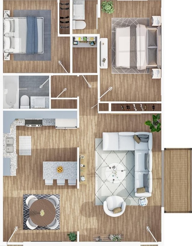 2109 N Harlem Ave Unit 3A, Chicago, IL 60707 - property floor plan