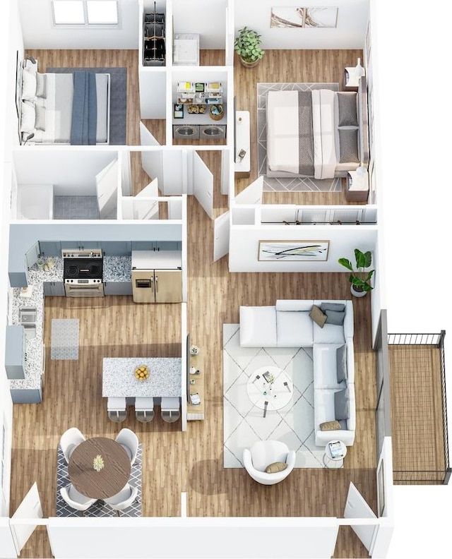 2109 N Harlem Ave Unit 3A, Chicago, IL 60707 - room layout
