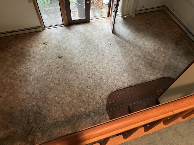 307 Northern Oaks Dr, Groveland, IL 61535 - detailed view of carpet and baseboard heating