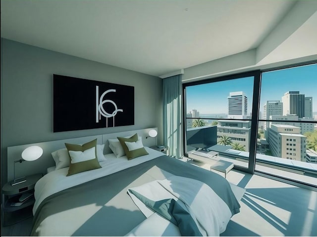 1720 Maple Ave Unit 1270, Evanston, IL 60201 - bedroom with a view of city