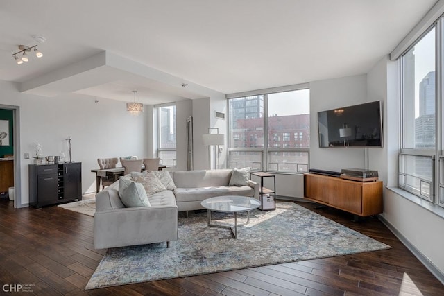 330 W Grand Ave Unit 2002, Chicago, IL 60654 - living room with hardwood / wood-style flooring