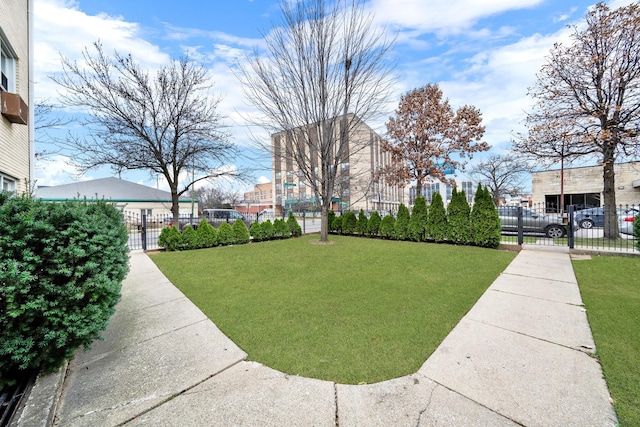 3519 N Central Ave Unit 3B, Chicago, IL 60634 - view of yard with a gate