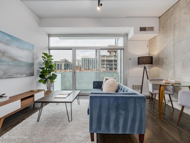 630 N Franklin St Unit 817, Chicago, IL 60654 - living area featuring wood finished floors