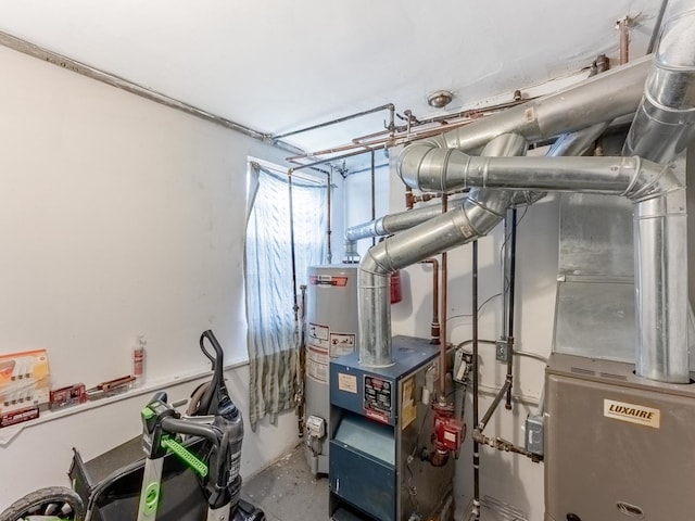 2531 N Lotus Ave, Chicago, IL 60639 - utility room with water heater