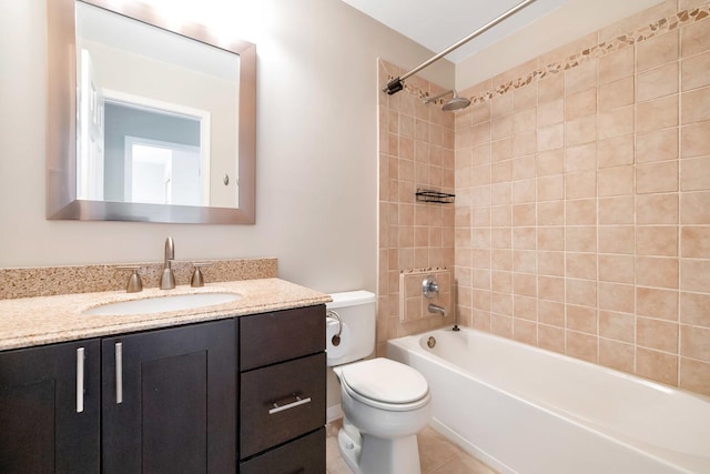 675 Fieldcrest Dr Unit 1A, South Elgin, IL 60177 - full bath featuring toilet, vanity, and tub / shower combination