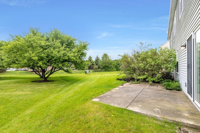 675 Fieldcrest Dr Unit 1A, South Elgin, IL 60177 - view of green lawn with a patio