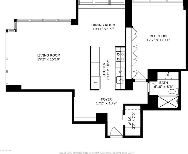 5445 N Sheridan Rd Unit 2715, Chicago, IL 60640 - home floor plan