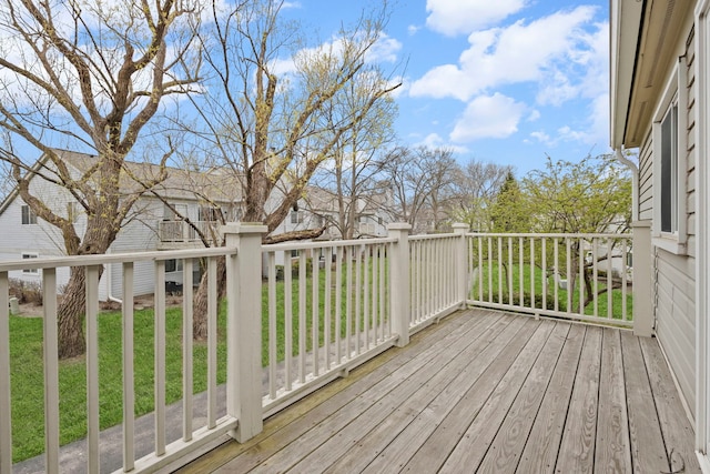 1406 Aldgate Ct Unit D2, Wheeling, IL 60090 - deck featuring a lawn
