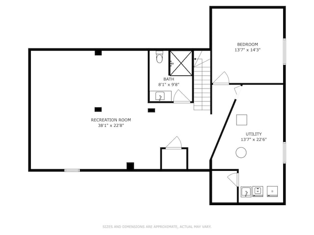 805 S Main St, Wheaton, IL 60189 - floor plan / room layout