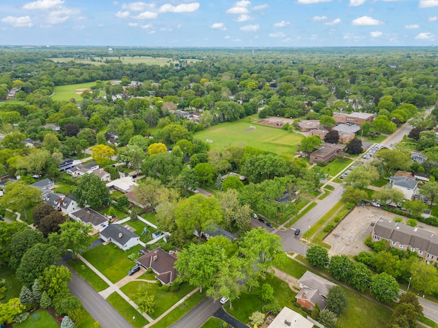 805 S Main St, Wheaton, IL 60189 - aerial perspective of suburban area