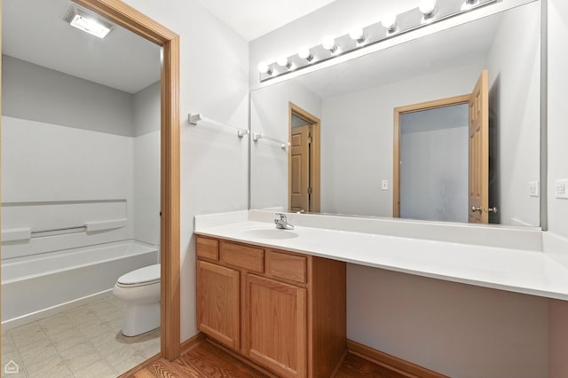 16517 Newbury Ct, Crest Hill, IL 60403 - full bathroom with toilet and vanity