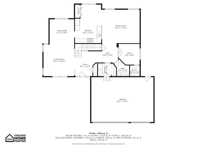 16517 Newbury Ct, Crest Hill, IL 60403 - view of floor plan / room layout